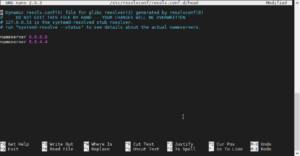 Изменить resolv conf ubuntu