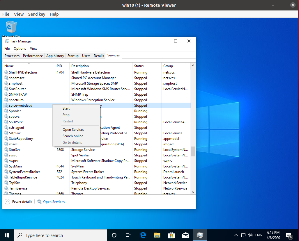 How to Enable clipboard and folder sharing in Qemu/KVM on Windows Guest