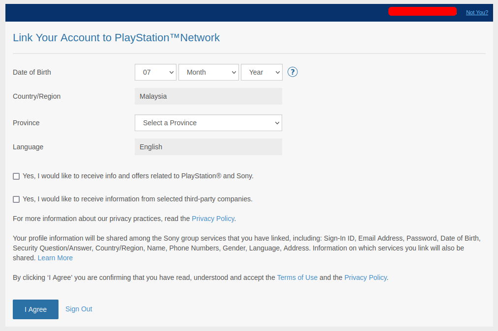 How to link your existing Sony account to Playstation 2